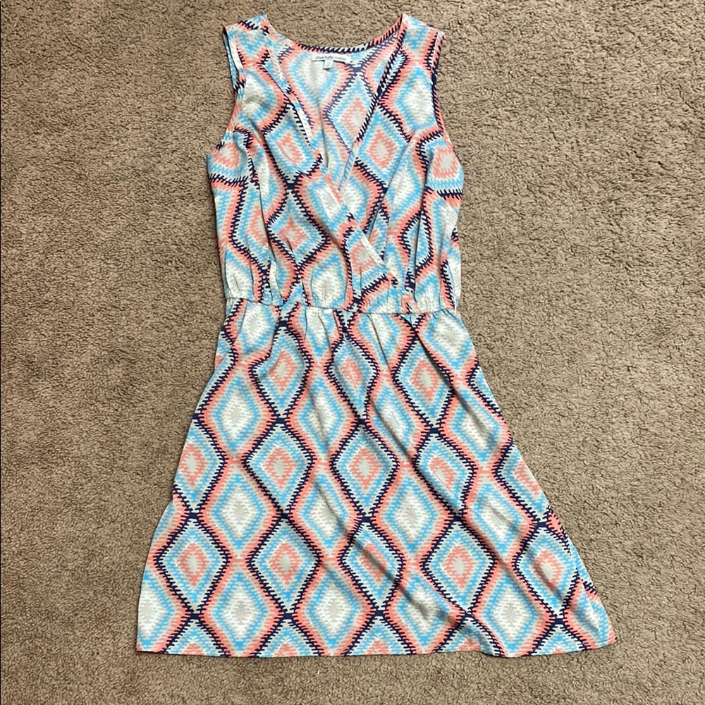 Charlotte Russe Multicolor Geometric Dress